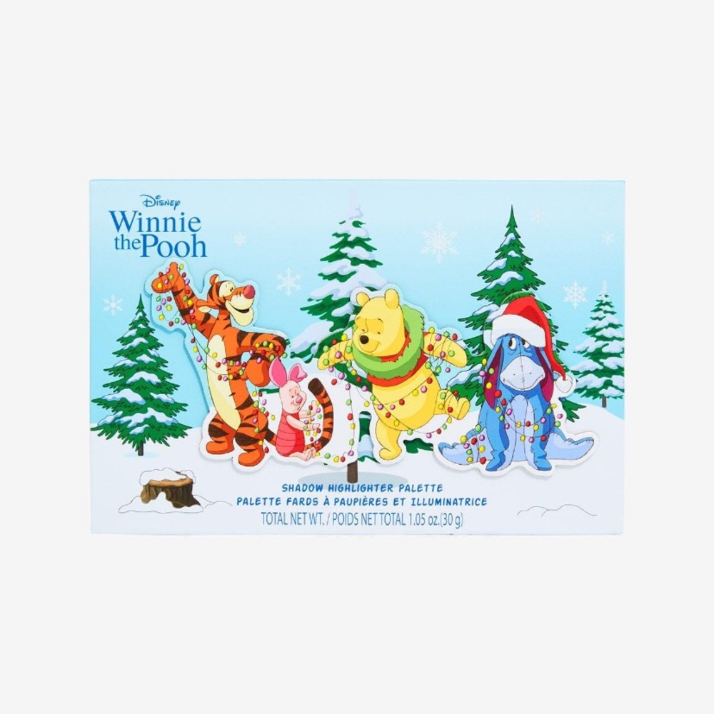 Disney Winnie The Pooh Winter Eyeshadow Highlighter Palette Hot Topic Christmas‎